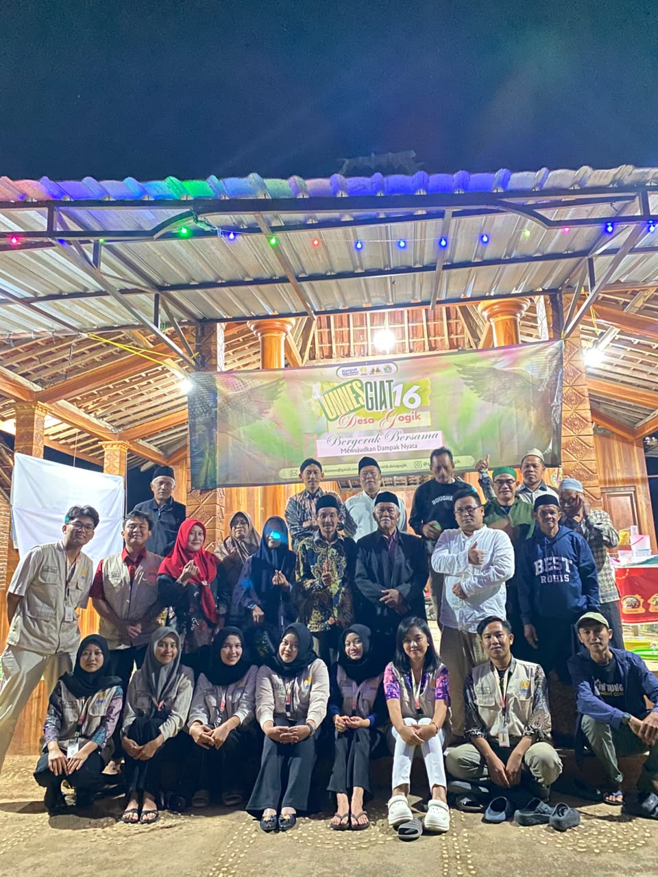 Sosialisasi Program Kerja KKN dan Tasyakuran (Bancaan) Bersama Pemerintah Desa Gogik