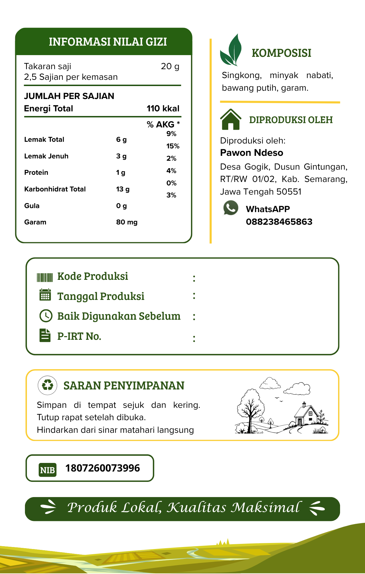 Pematangan Program Pemberdayaan Ekonomi: Pendataan Lanjutan Pasar Gogik, Fiksasi Branding Ceriping, dan Validasi Spasial Peta Desa