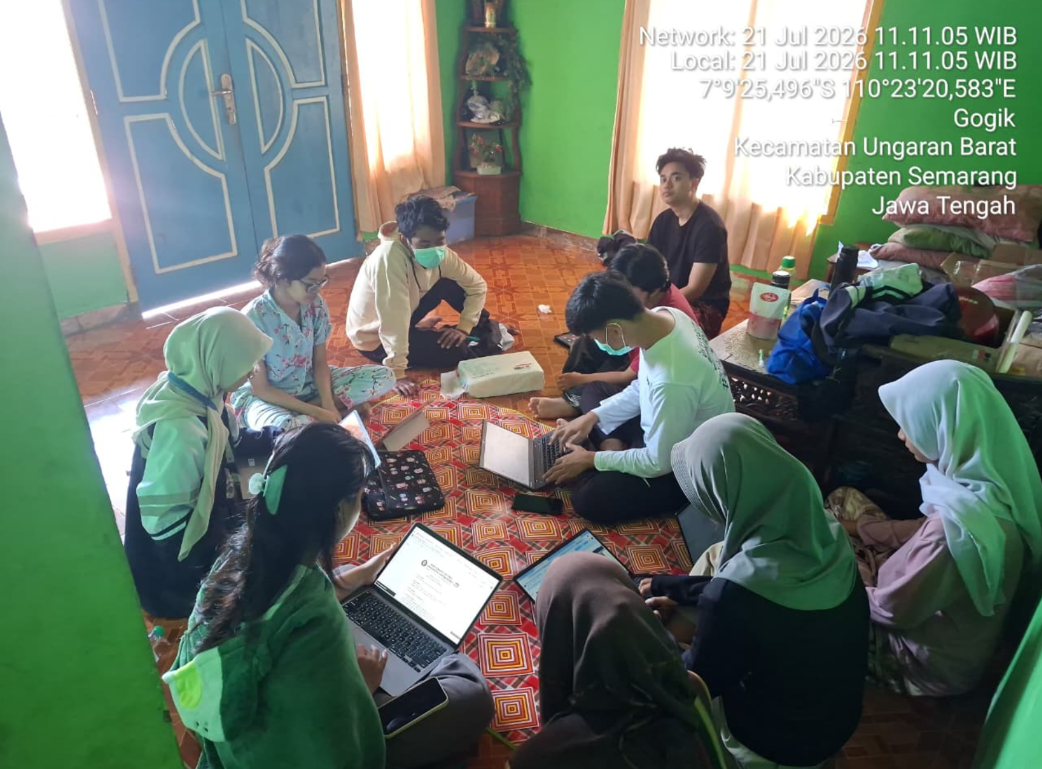 Pemaparan tugas masing-masing individu pada program kerja multidisiplin 1, 2, 3