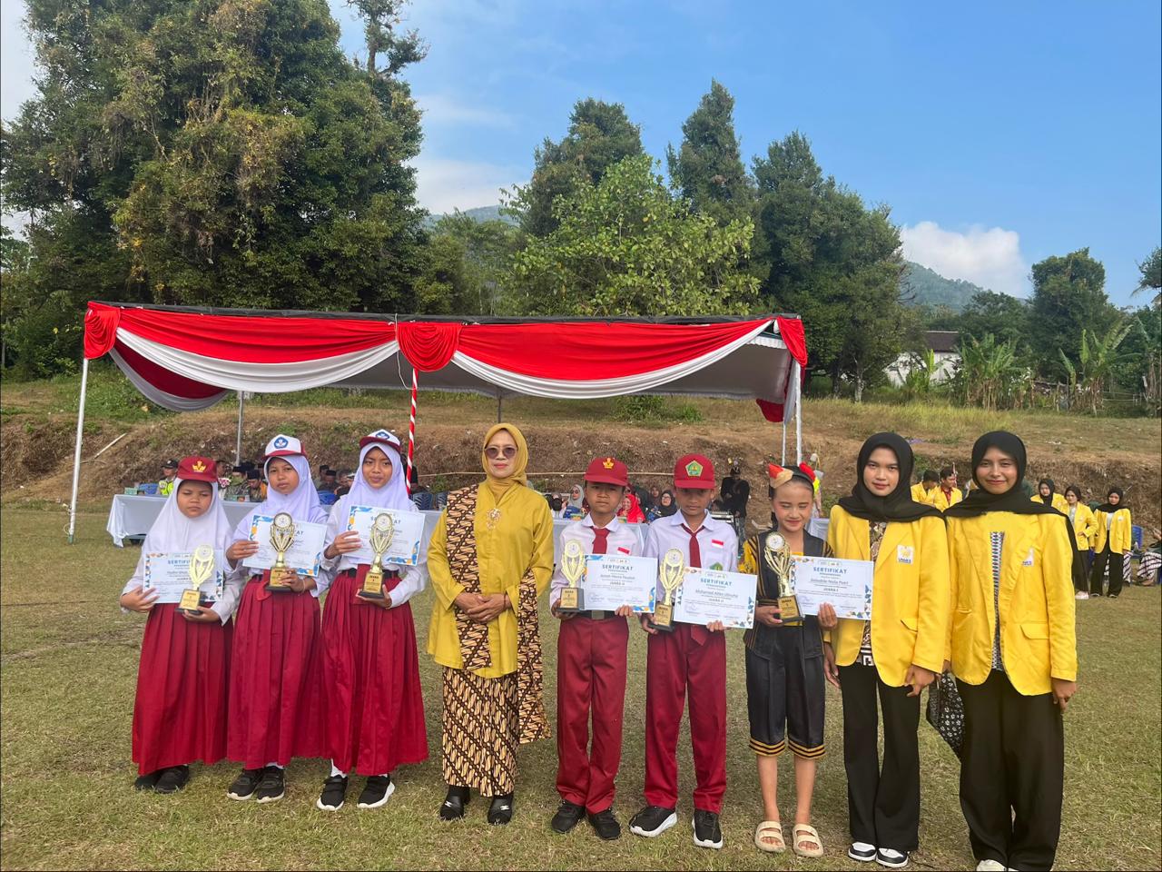Upacara kemerdekaan HUT ke-81 Kemerdekaan RI, Pengumuman Lomba, Pendampingan UMKM Criping Pohong