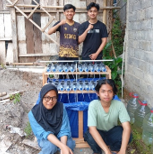 Membantu persiapan pemasangan akuaponik sebagai Multidisiplin 1