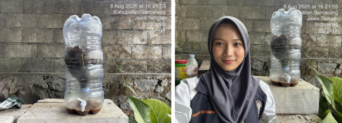Pemantauan komposter galon