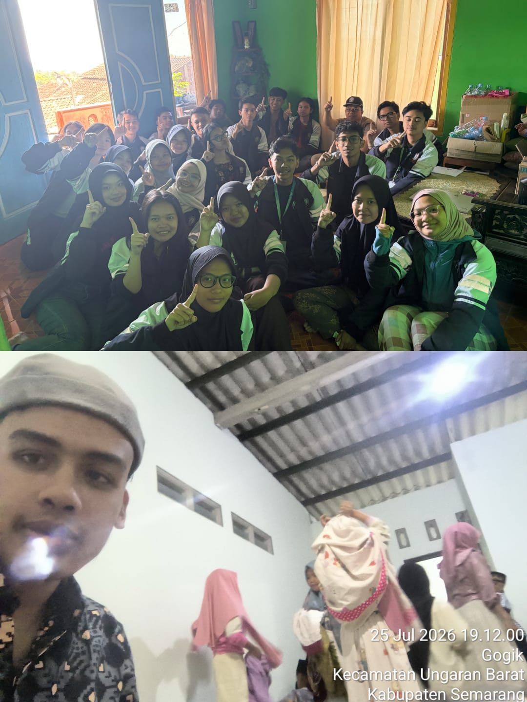 Kedatangan DPL ke Posko Cewe dan Ngajar Adek Di TPQ