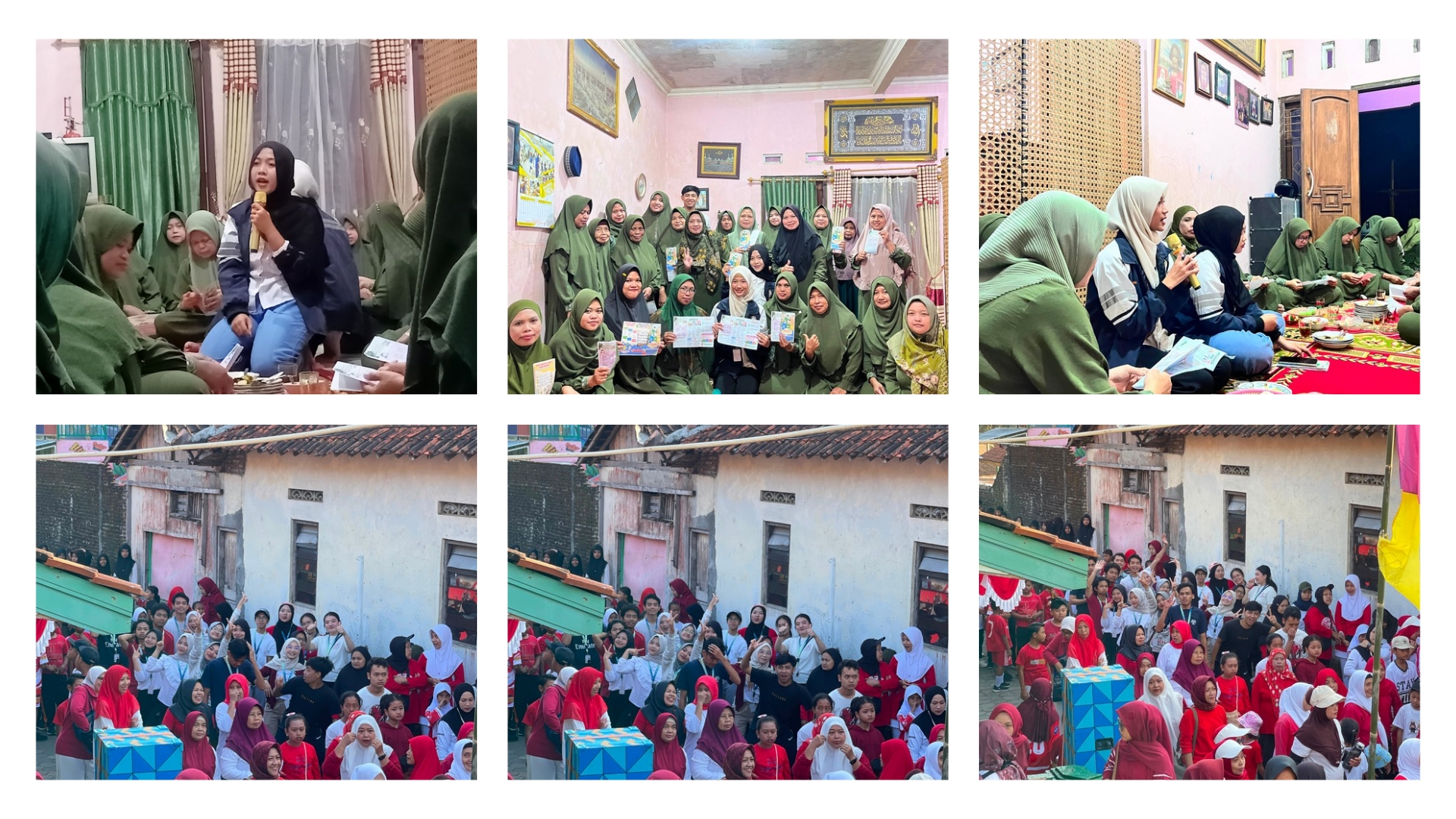 Jalan sehat, lanjutan lomba peringatan HUT RI, gladi bersih Multidisiplin 2, pelaksanaan pemaparan dan edukasi leaflet "Sampah dan Kesehatan Keluarga", serta briefing.