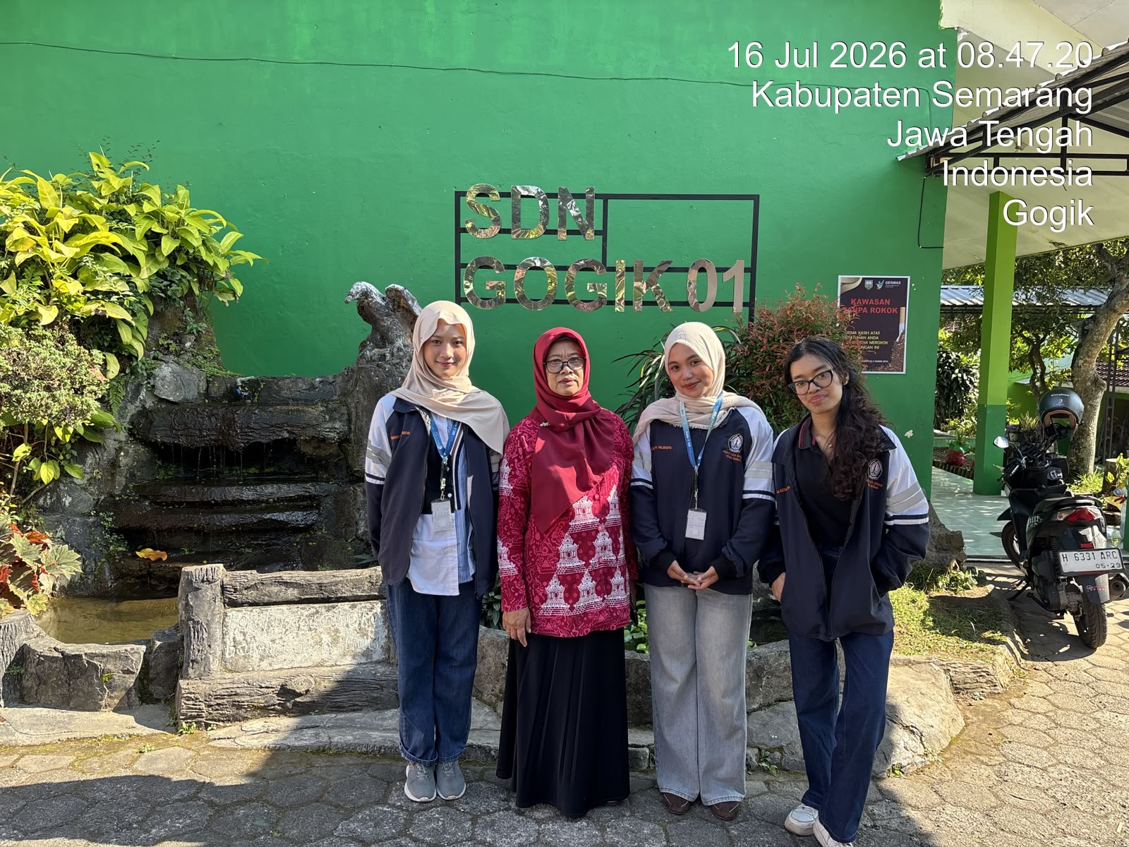 Sowan ke Kepala Sekolah SDN 01 Gogik