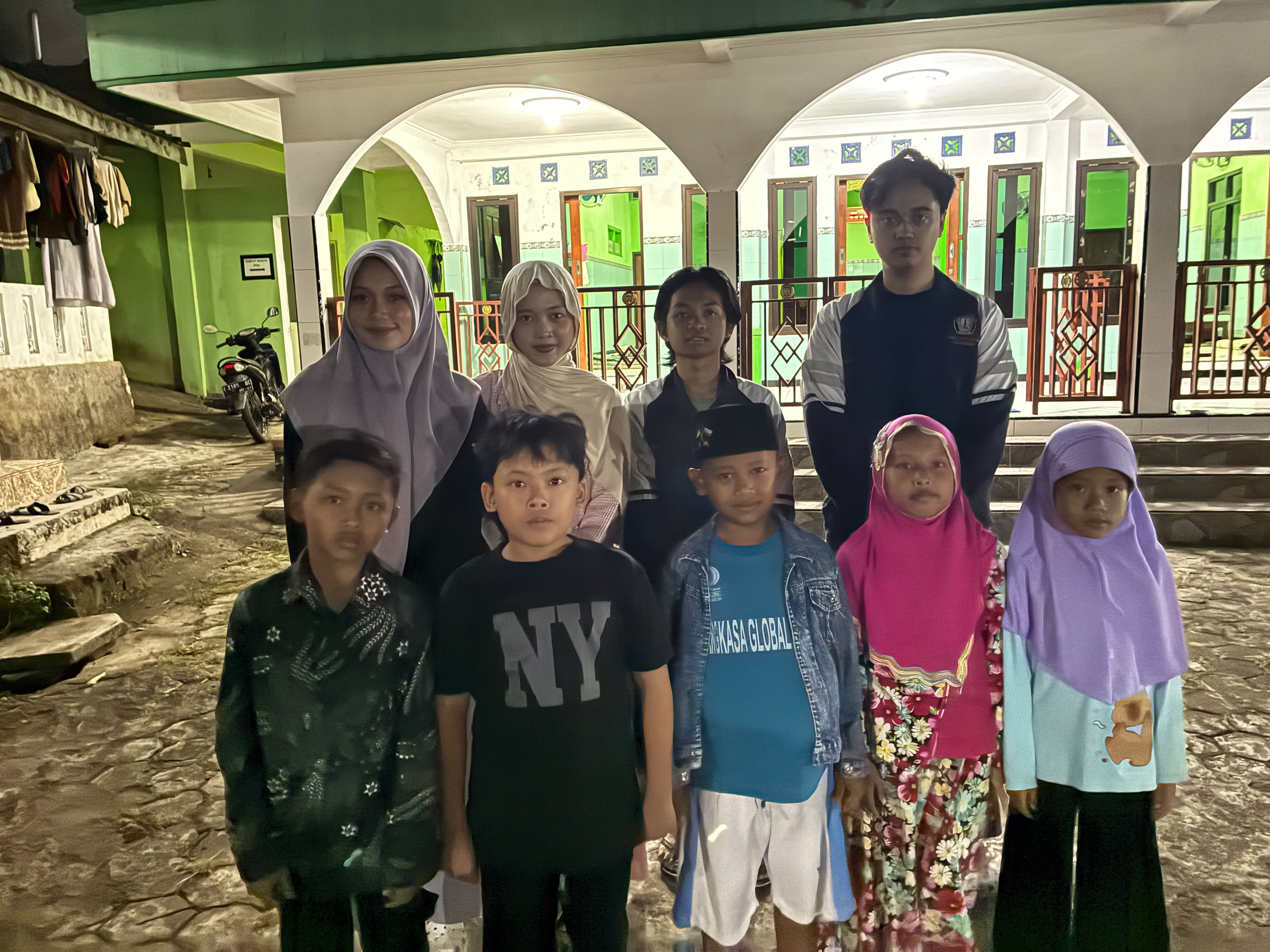 Absen, mengajar tpq