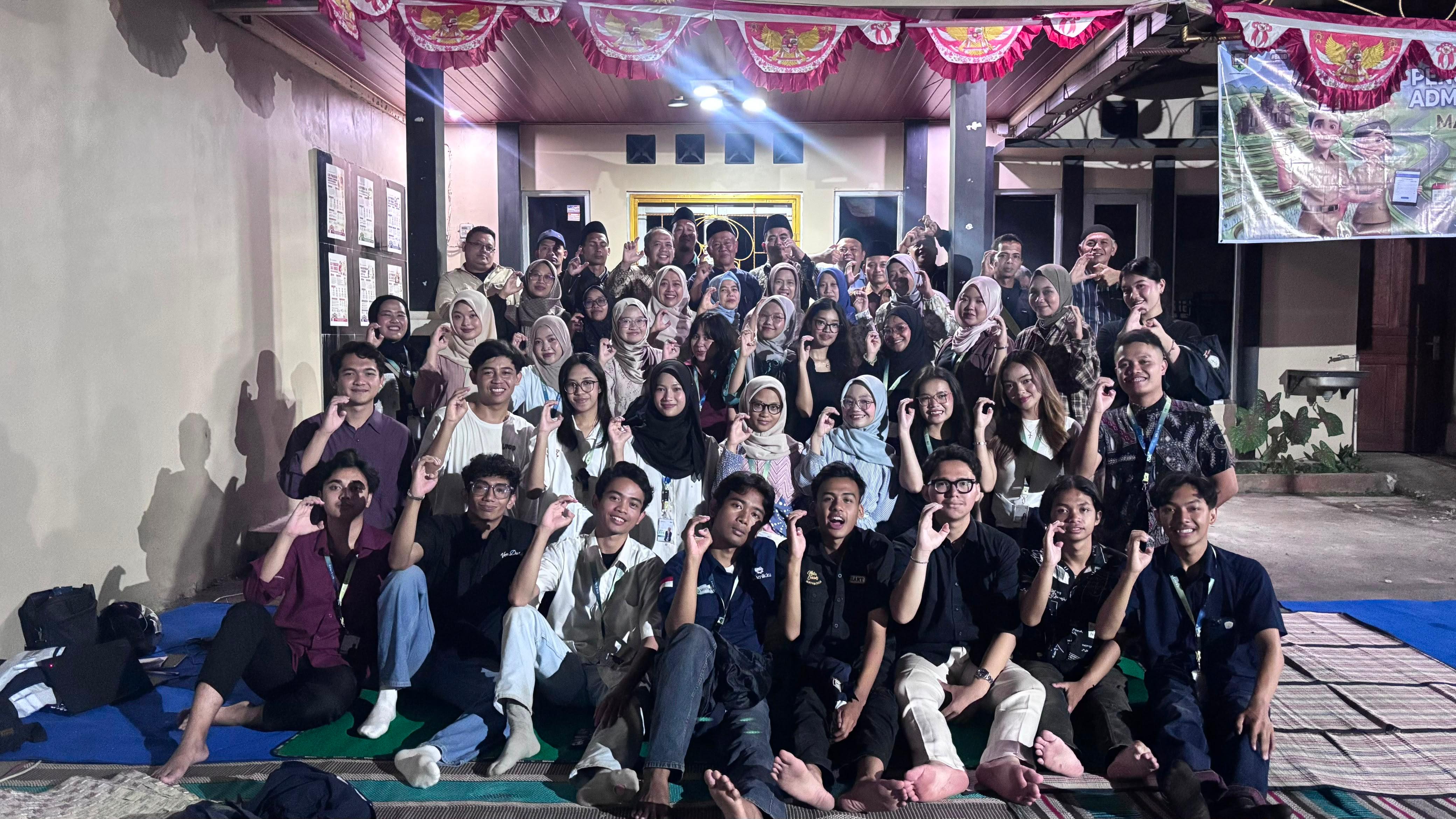 Pemaparan dan perpisahan di Balai Desa