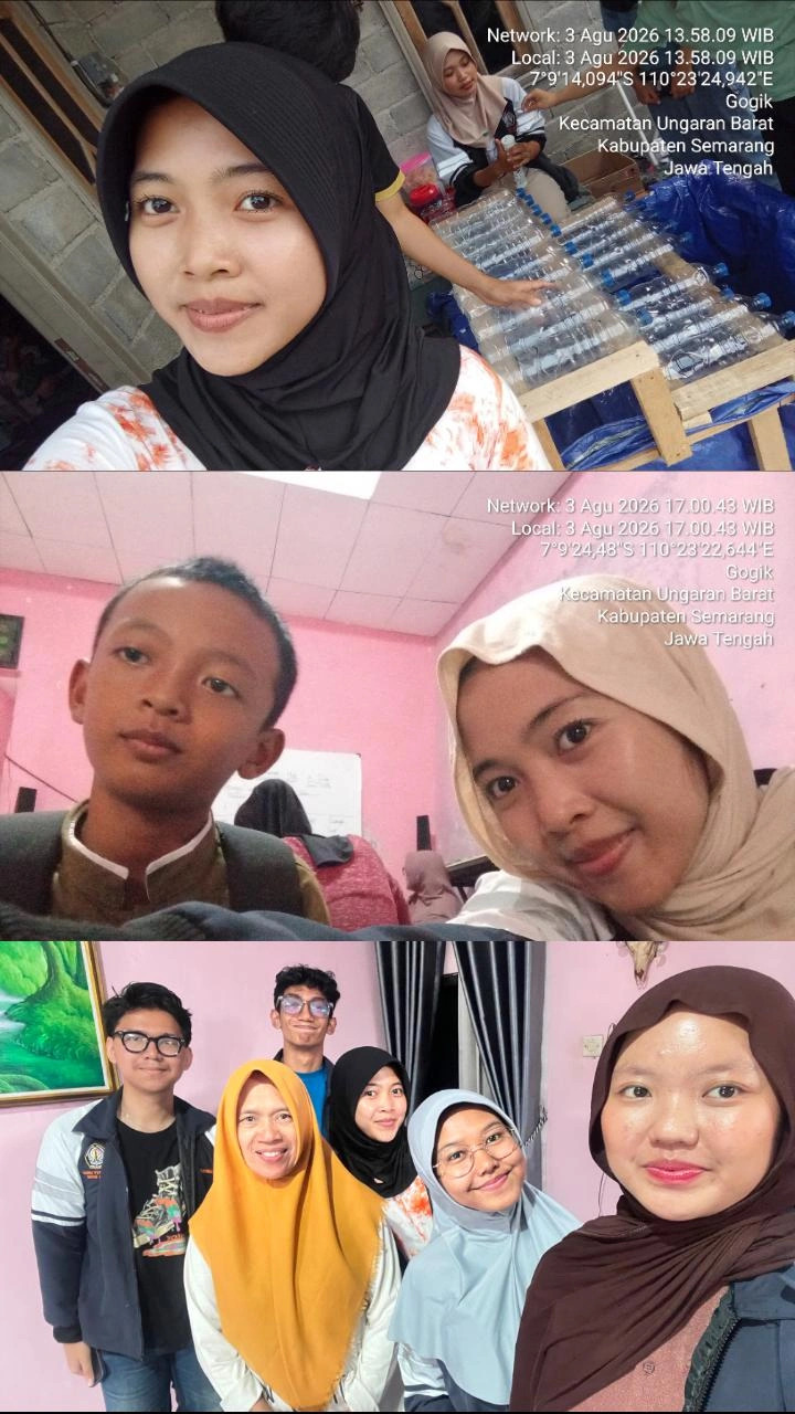 Absensi Pagi, Pembuatan Lanjutan Instalasi Akuaponik, Sowan kepada Ibu Kepala Desa, Pendampingan Les Umum, dan Penyelesaian Luaran Multidisiplin Tim 1
