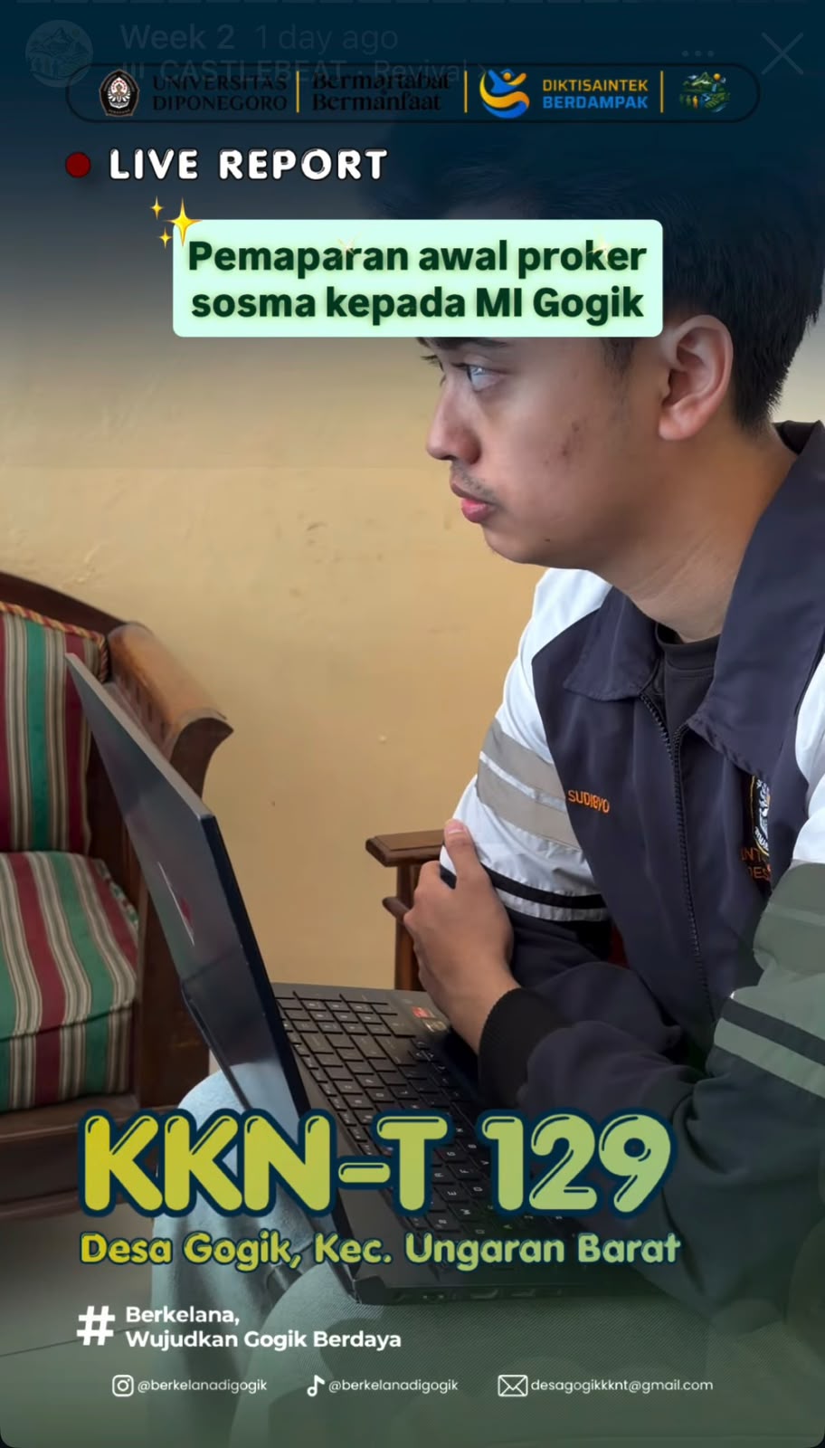 Diskusi dan revisi terkait program kerja sosmas di MI
