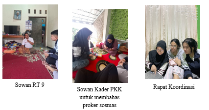 Sowan RT 9, Sowan Kader PKK, dan Rapat Koordinasi