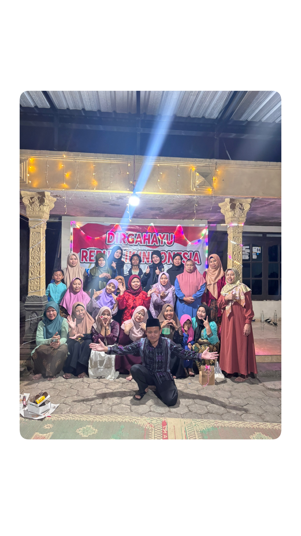 Pelaksanaan Kegiatan Tirakatan di RT 04/ RW 01