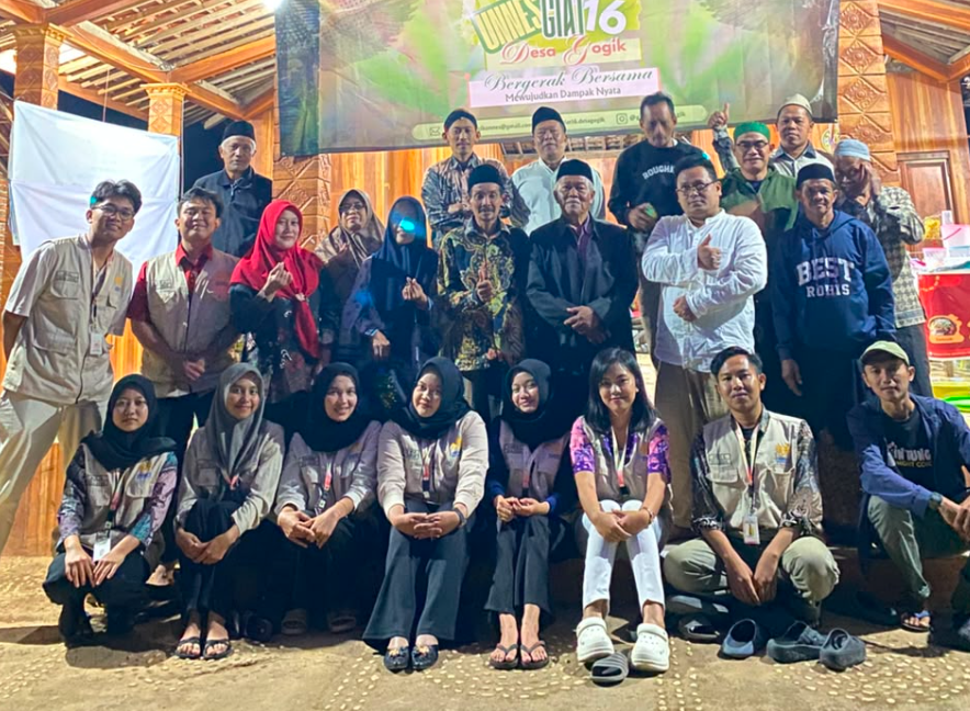 Sosialisasi Program Kerja UNNES GIAT 16 Desa Gogik Bersama Pemerintah Desa dan Tokoh Masyarakat Dusun Gintungan