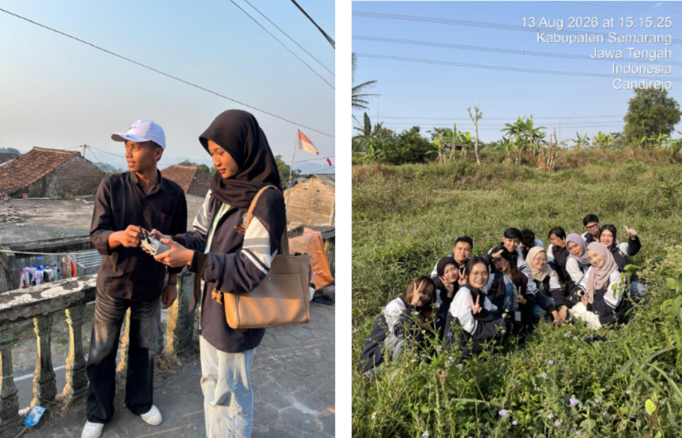 Pelaksanaan pengambilan video Multidisiplin 3 untuk profil desa dan after movie KKN-Tematik 129 Universitas Diponegoro