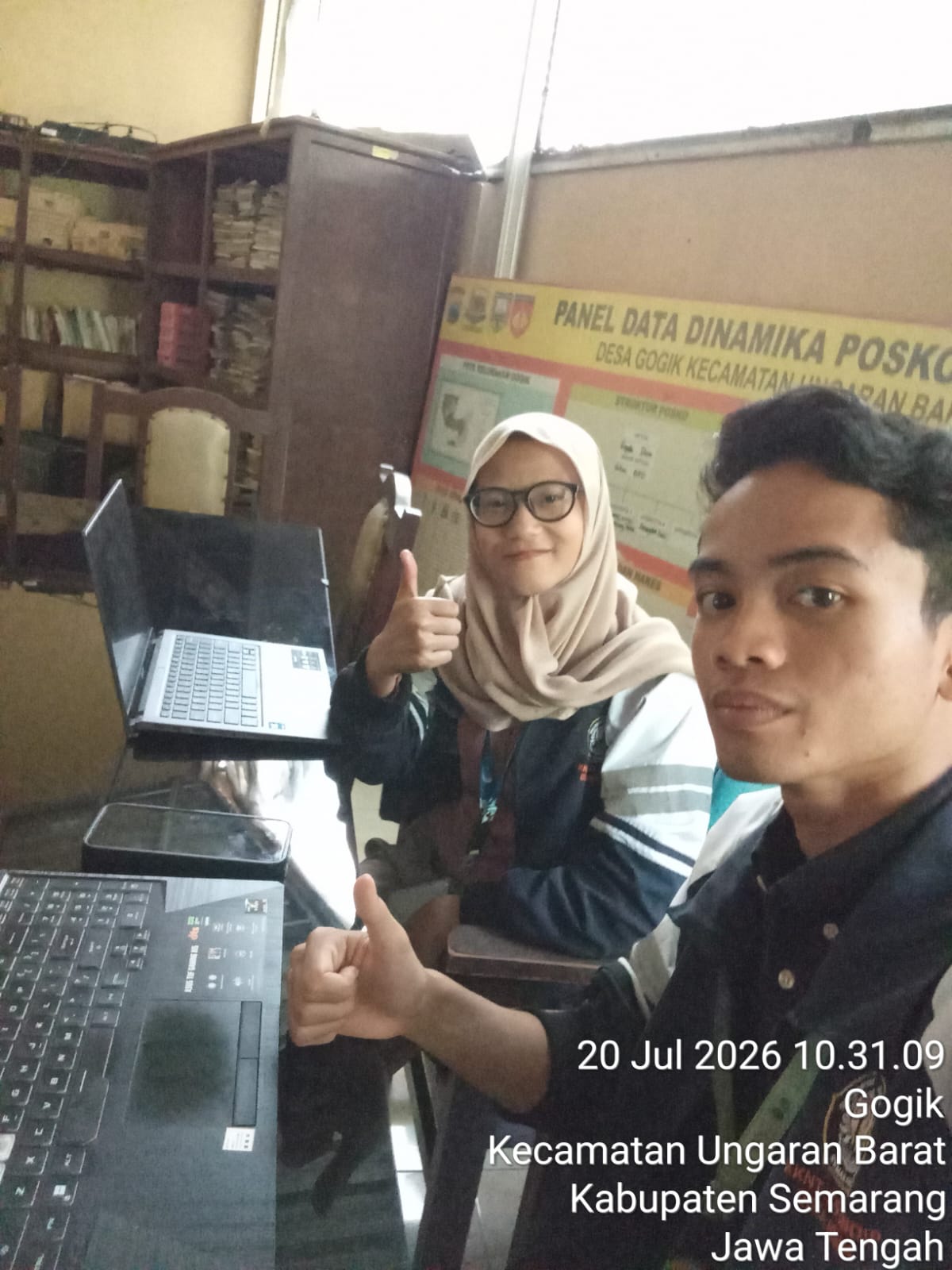 Piket Balai Desa Gogik & Rapat Harian