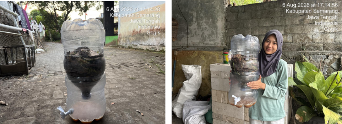 Pemantauan komposter galon