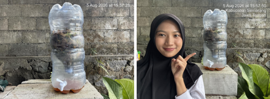Pemantauan komposter galon