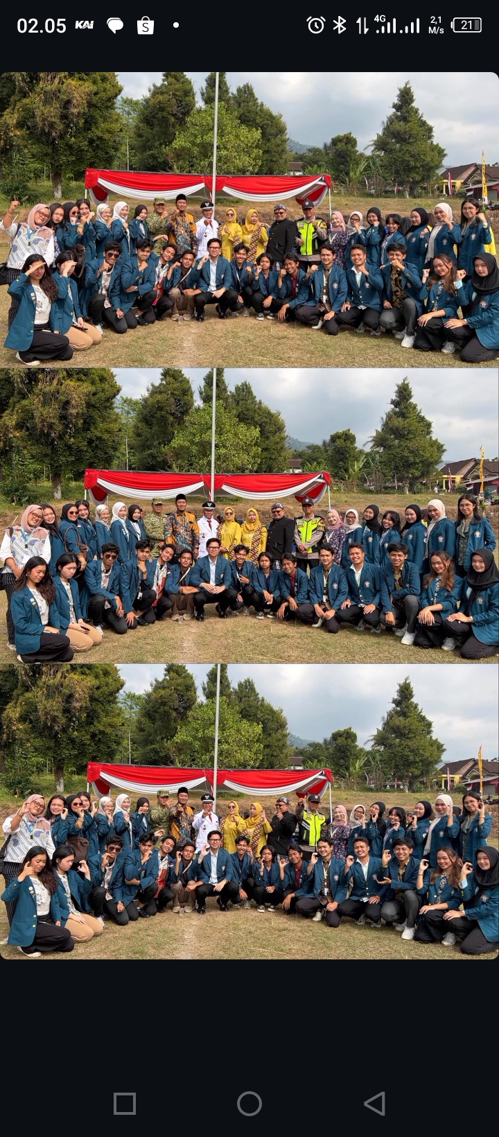 Upacara HUT RI ke-81 di Lapangan Gintungan Desa Gogik, diskusi persiapan pemaparan program kerja, penyebaran undangan pemaparan program kerja dan sowan pamitan, serta mengikuti perlombaan HUT RI bersama tim KKN-T 129, dan briefing.