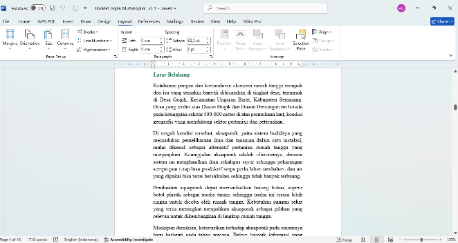 Absensi Harian, Pendataan UMKM RT 03, Penyusunan Proker Multidisiplin 1, dan Briefing Tim