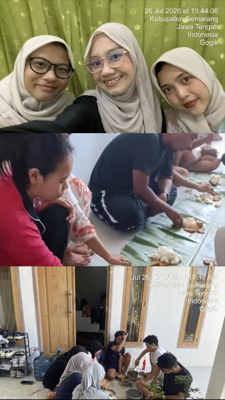 Pendampingan Program Kerja Sosial Kemasyarakatan Teman, Pengajian selanapan RT 6Kerja Bakti Posko, Ramah Tamah bersama Ketua RW 01, dan Diskusi Program Kerja Multidisiplin Tim 1, 2, dan 3