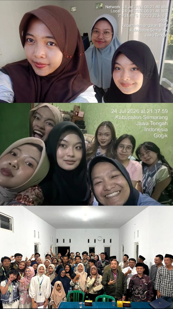 Absensi Pagi, Pembuatan Alat Peraga Program Kerja Kelas Ibu Hamil, Asistensi Dosen Pembimbing Lapangan, serta Pemaparan Program Kerja bersama Perangkat Desa