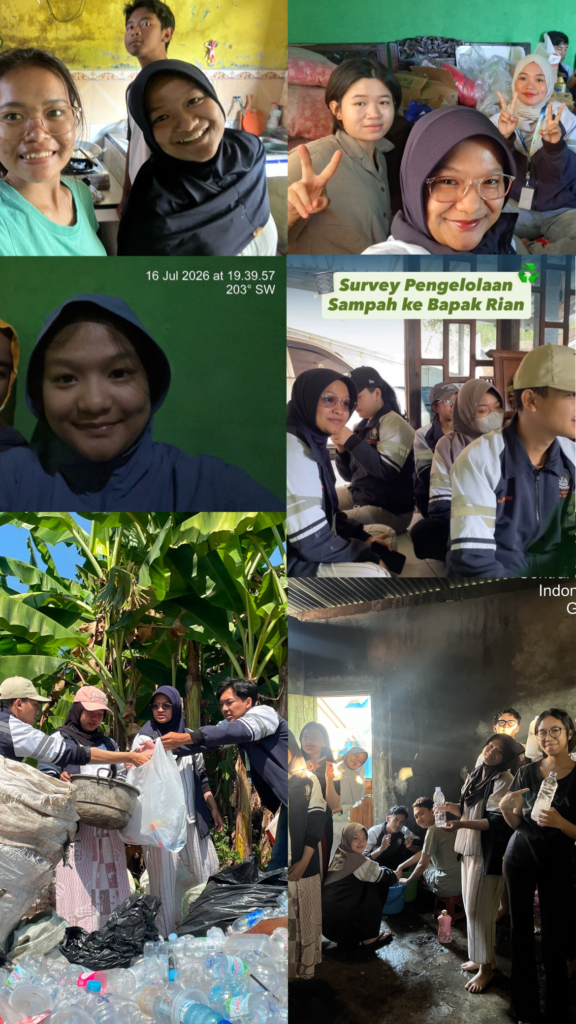 Sowan, Pengumpulan bahan untuk multi 2, pembersihan barang multi 2, piket masak, briefing pagi dan malam
