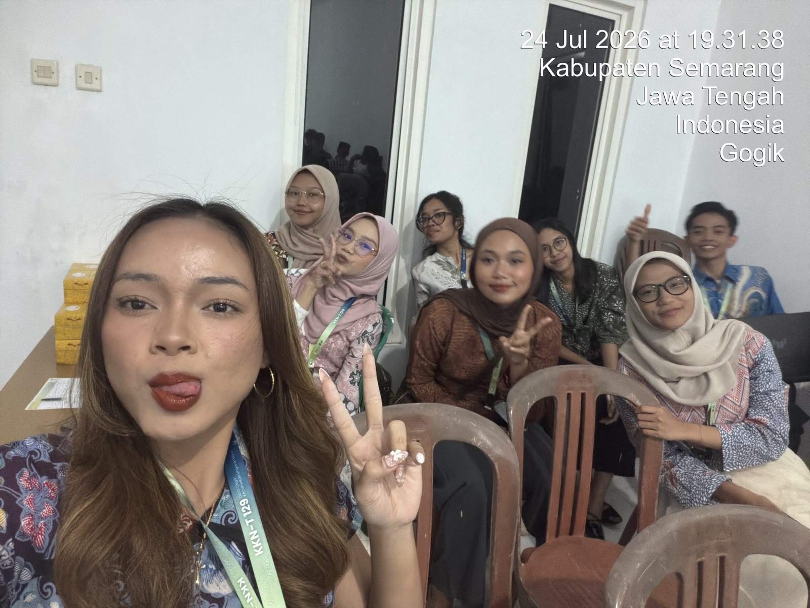 Presentasi Program Kerja Kepada Warga dan Perangkat Desa Gogik