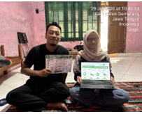 Pemaparan program kerja sosial kemasyarakatan ”Dashboard Kepuasan Pengunjung Curug Semirang”